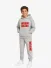 MSGM Junior Jongens Joggingbroek Oversized Grijs Melange