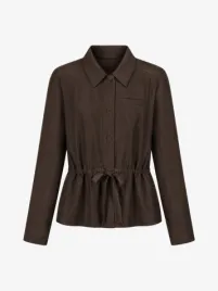 Nikkie By Nikkie Plessen Dames Blouse Alira Chocolate Torte