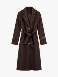 Nikkie By Nikkie Plessen Dames Jas Mantel Arlena Chocolate Torte