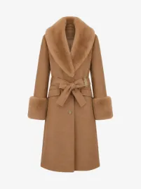 Nikkie By Nikkie Plessen Dames Jas Mantel Auria Camel