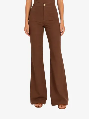 Dames Broek Ruvato Cacao