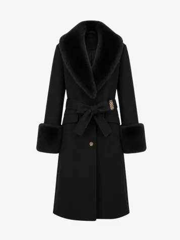 Dames Jas Auria Coat Zwart