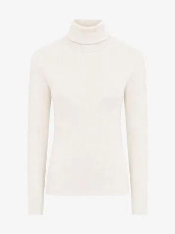 Dames Top Jolie Turtle Soft Wit