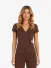 Nikkie By Nikkie Plessen Dames Top Rimini Cacao