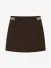 Nikkie By Nikkie Plessen Dames Skort Aisley Chocolate Torte