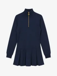 Nik & Nik Meisjes Jurk Jane Sweatdress Mystic Blauw