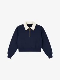 Nik & Nik Meisjes Sweater Jane Mystic Blauw