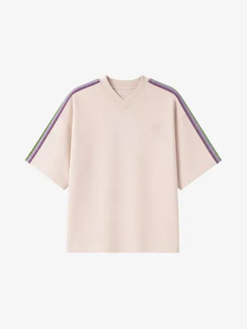 Meisjes T-shirt Sallie Track Almond Milk