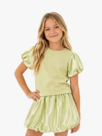 Meisjes T-shirt Satin Aloe Vera