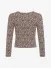 Nik & Nik Meisjes Longsleeve Jip Leo Rib Multi Brown