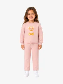 Patachou Meisjes Joggingpak Apres Ski Pale Roze