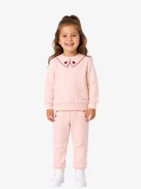 Patachou Meisjes Joggingpak Pale Roze
