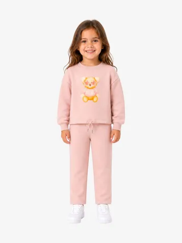 Meisjes Joggingpak Apres Ski Pale Roze