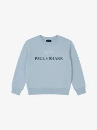 Paul & Shark Jongens Sweater Ice Blauw