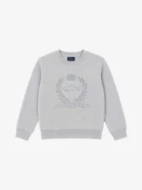Paul & Shark Jongens Sweater Melange Grijs