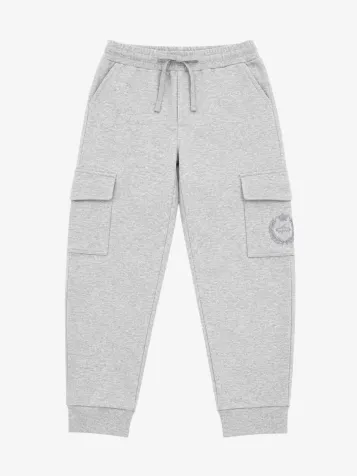 Jongens Joggingbroek Melange Grijs
