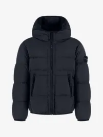 Stone Island Junior Jongens Winterjas Navy