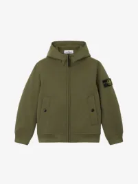 Stone Island Junior Jongens Soft Shell Army Groen