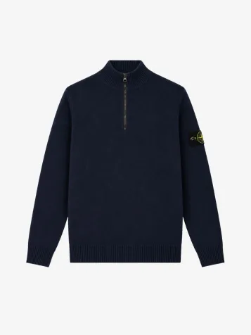 Jongens Sweater Rits Navy