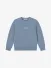 Stone Island Junior Jongens Sweater Backprint Ash Blauw