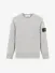 Stone Island Junior Jongens Fijngebreide Trui Grijs Melange