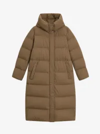 Woolrich Dames Winterjas Madison Long Dark Earth
