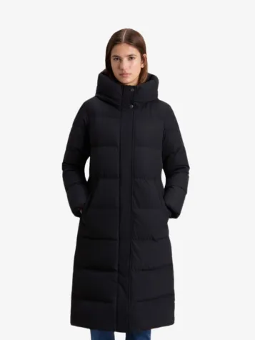 Dames Winterjas Madison Long Zwart