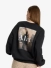 Alix The Label Dames Sweater Photoprint Zwart