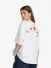 Alix The Label Dames T-shirt Ticket To Adventures Licht Grijs Melange