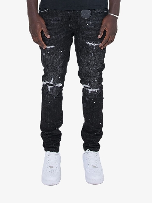 Heren Jeans Caruso Zwart