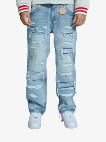 Heren Spijkerbroek Manuel Light Blue