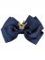 Angels Face Big Bow With Crown Navy PARTY