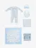 Atelier Babbi Jongens Baby Gift Set Toile de Jouy Blauw