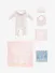 Atelier Babbi Meisjes Baby Gift Set Toile de Jouy Roze