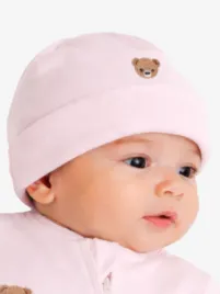 Baby Gi Meisjes Baby Muts Beer Roze