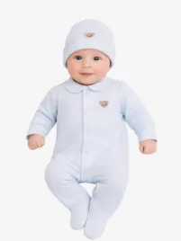 Baby Gi Jongens Baby Boxpakje Beer Blauw