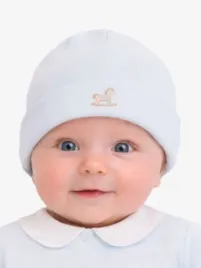 Baby Gi Jongens Baby Muts Hobbelpaard Blauw