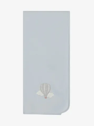 Jongens Hydrofiele Doek 67x67cm Luchtballon Pastel Blau