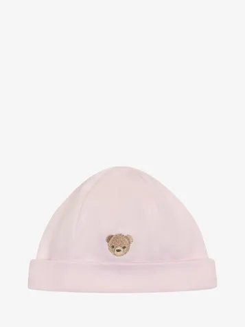 Meisjes Baby Muts Beer Roze