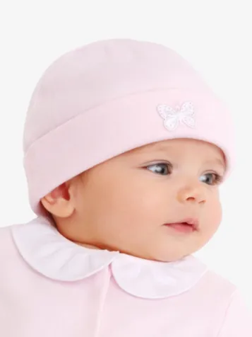 Meisjes Baby Muts Vlinder Roze