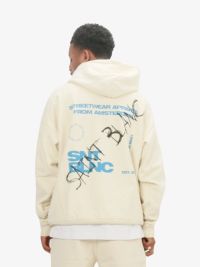 Saint Blanc Heren Trui Original Hoodie Creme