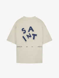 Saint Blanc Heren T-shirt Domaine Off White
