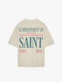 Saint Blanc Heren T-shirt Canton 83 Off White