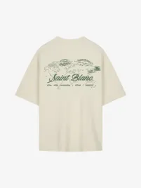 Saint Blanc Heren T-shirt Office Merch Off White