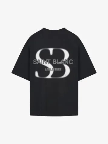 Heren Shirt Blurr Zwart