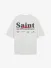 Saint Blanc Heren T-shirt Creative Dept Bright White Zwart