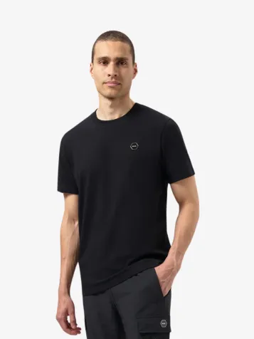 Heren Shirt Hexline Regular Fit Jet Black