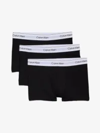 Calvin Klein Underwear Heren 3 Boxers Trunk Zwart