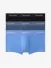 Calvin Klein Underwear Heren 3 boxers Low Rise Trunk Black-Glacier-Blue