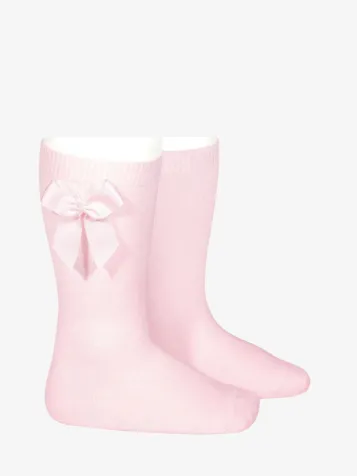 Meisjes Kniekousen Strik Pink 